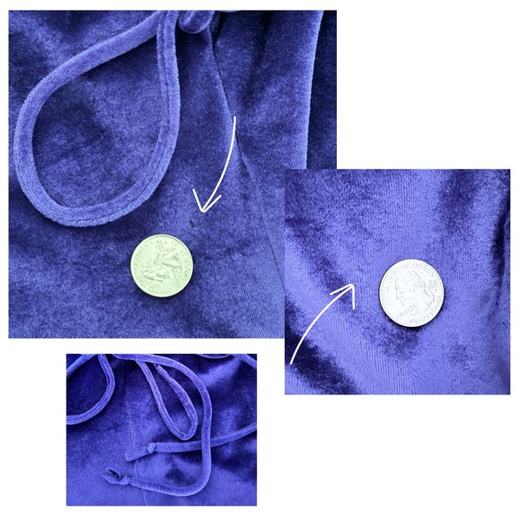 vintage Halston IV Dorian velour hostess dress caftan size large - Picture 14 of 14